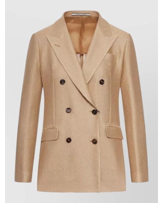 Tagliatore Natural Paris Double-Breasted Blazer