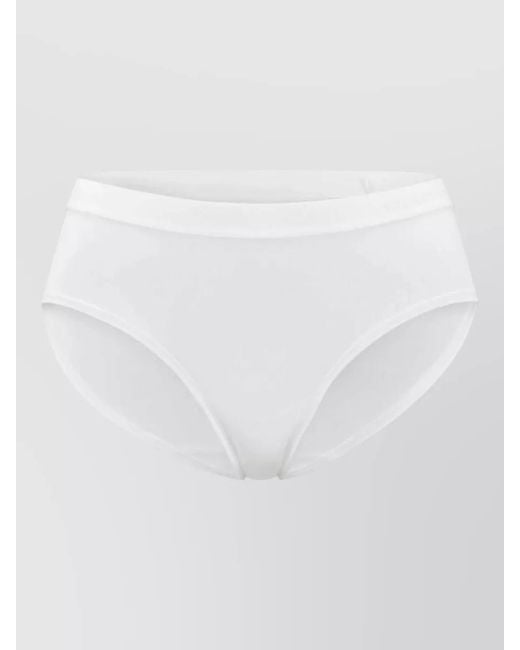 C.r.a.f.t White Seamless High Rise Hipster Underwear Waistband