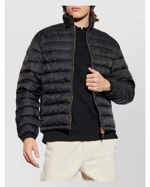 Versace Black Down Puffer Jacket for men