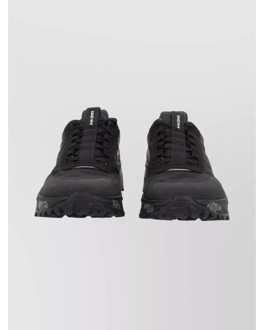 Premiata Black Modern Chunky Sole Sneakers With Pull Tab for men