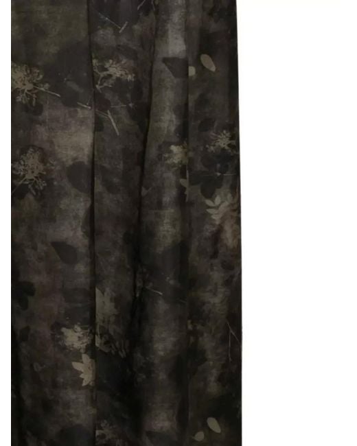 Uma Wang Multicolor Polka Dot Midi Dress Moulay Print