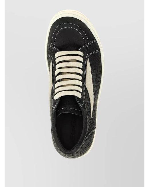 Rick Owens Multicolor Vintage Lace Up Sneakers Shark Sole