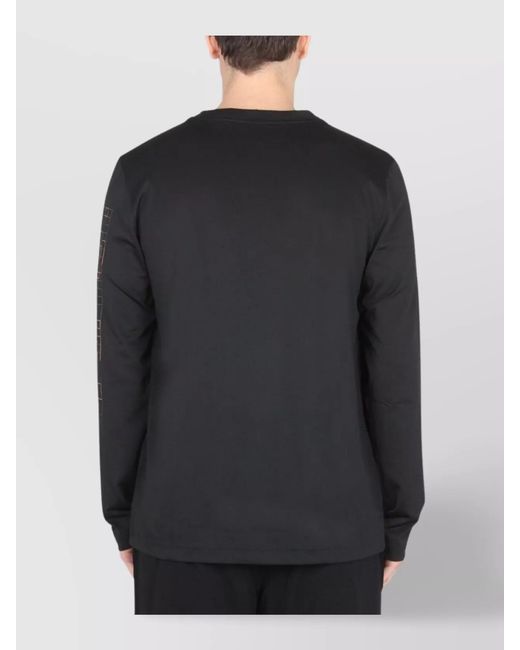 Boss Black Long Sleeve Crew Neck T-Shirt for men