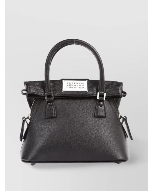 Maison Margiela Black 5Ac Micro Leather Shoulder Bag