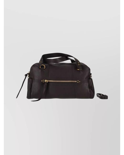 Jérôme Dreyfuss Black Leather Clutch Bag
