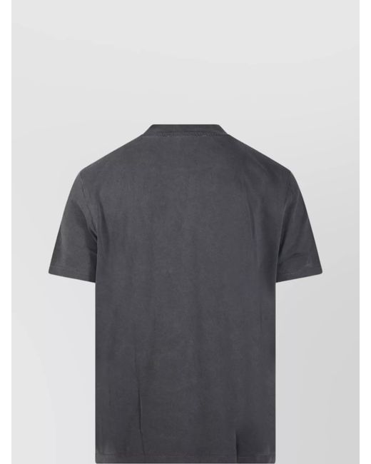 Our Legacy Gray Cotton Short-Sleeve T-Shirt for men
