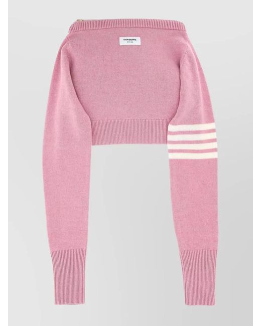 Thom Browne Pink Merino Wool Clutch