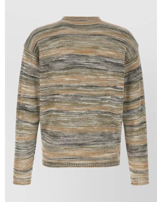 Roberto Collina Gray Fine-Knit Jumper for men