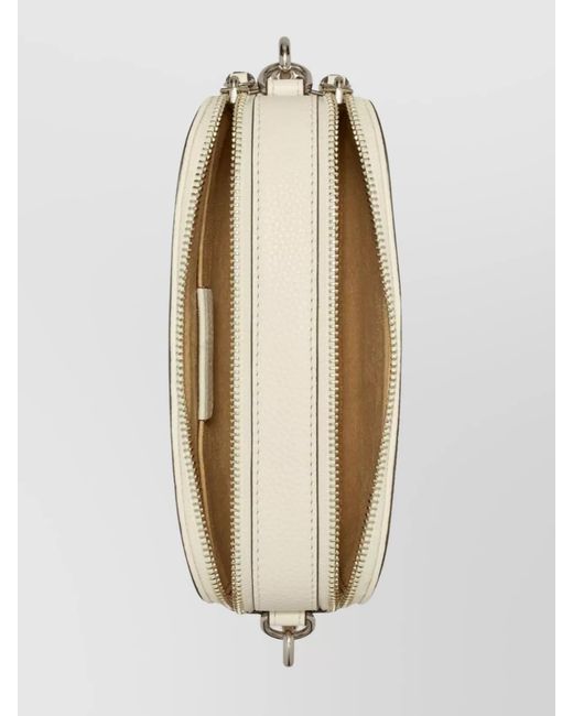 Tory Burch Natural Miller Mini Leather Shoulder Bag