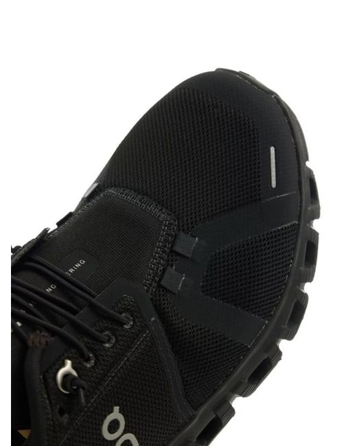 On Shoes Black Mesh Low-Top Sneakers