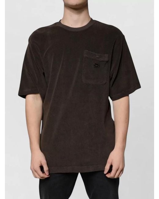 Dolce & Gabbana Black Cotton Crew Neck Short-Sleeve T-Shirt for men