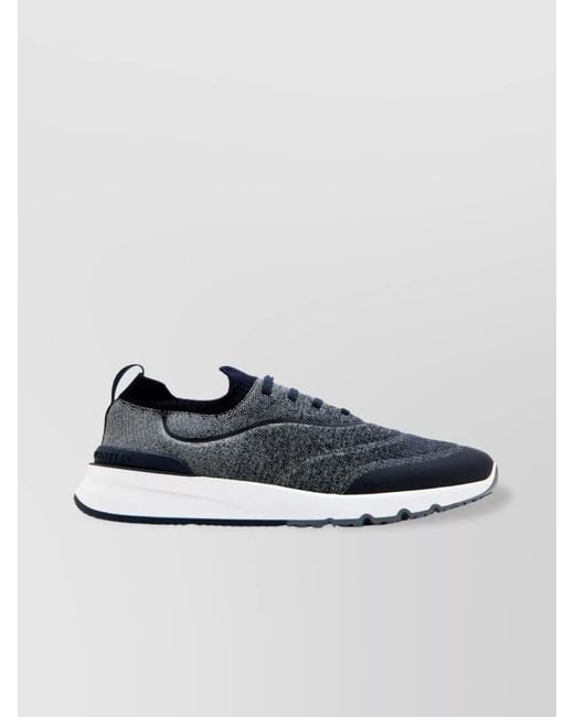 Brunello Cucinelli Multicolor Knitted Sneakers Pull Tab for men