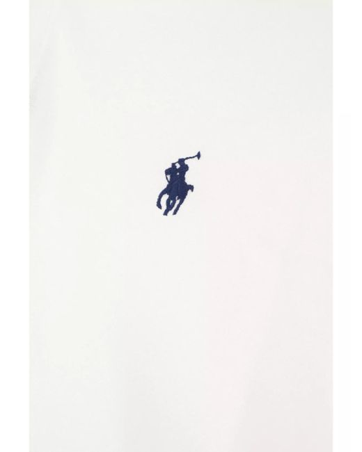 Polo Ralph Lauren Piquet Polo Shirt Collar Short Sleeves in White for ...