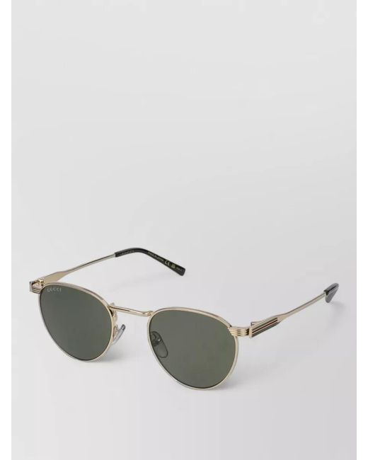 Gucci Multicolor Sunglasses Gg1875S 001 Round Metal Frame for men