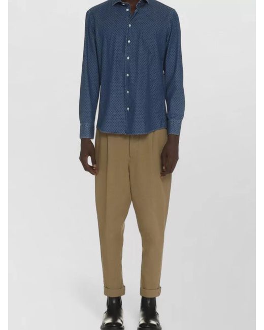 Dondup Natural Adam Chino Shirt Relaxed Fit for men
