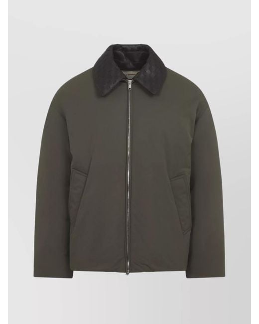 Bottega Veneta Multicolor Insulated Jacket With Quilted Collar And Pockets for men