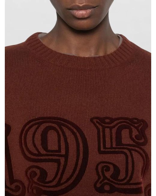 Max Mara Red Cashmere Sleeveless Jumper