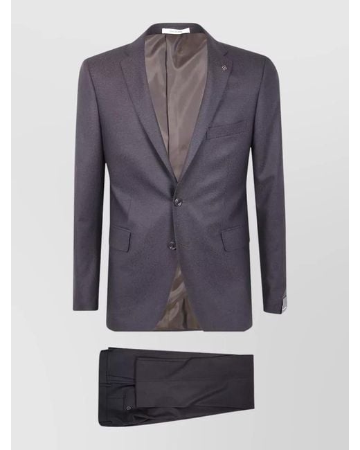 Tagliatore Blue Bruce Jacket Single Breasted Notch Lapel for men