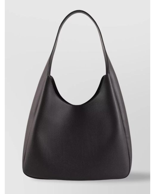 Stella McCartney Black Logo Slouchy Hobo Tote Bags