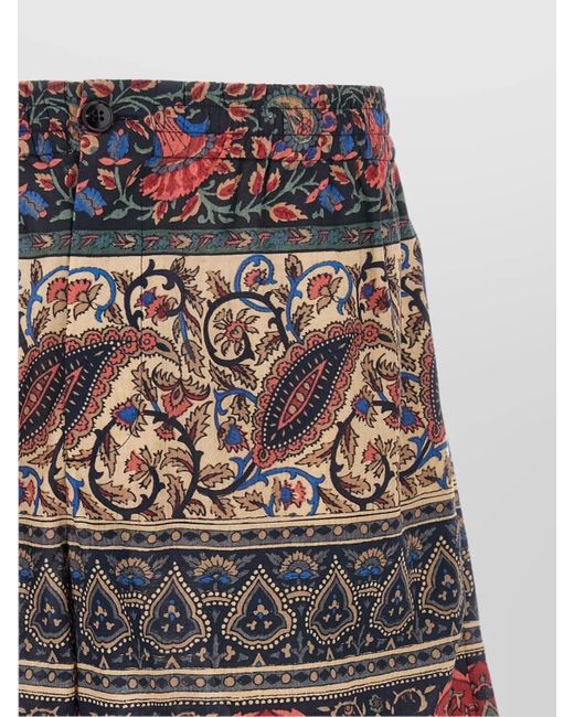 Valentino Garavani Multicolor Printed Tailored Shorts for men