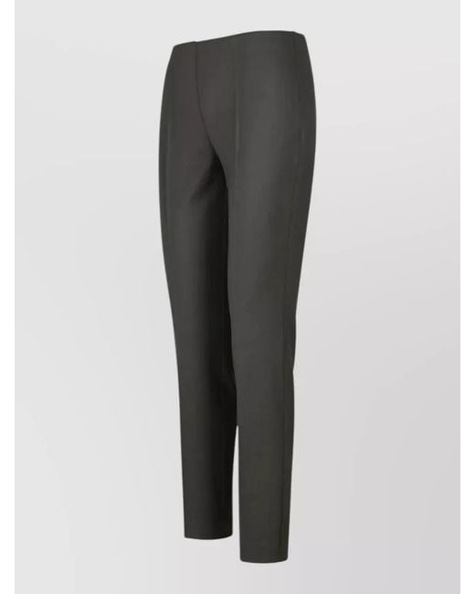 P.A.R.O.S.H. Gray Slim-Fit Tailored Trousers