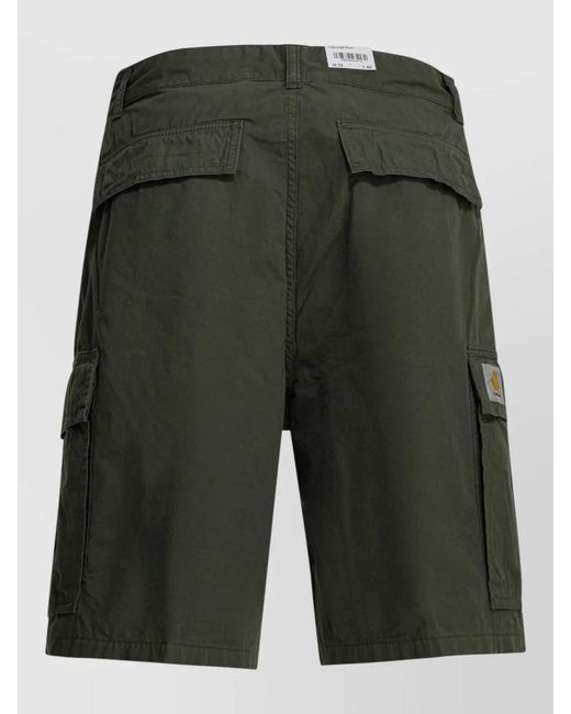 Carhartt Green Cole Shorts Cargo Style Pockets Belt Loops for men
