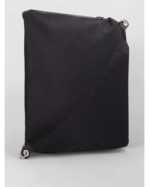Longchamp Black Silk Shoulder Bag