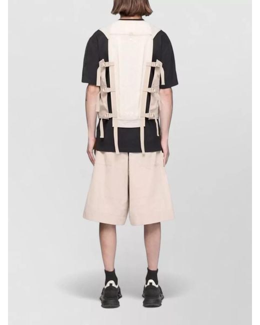 Y-3 Natural Vest Adjustable Straps Front Pockets for men