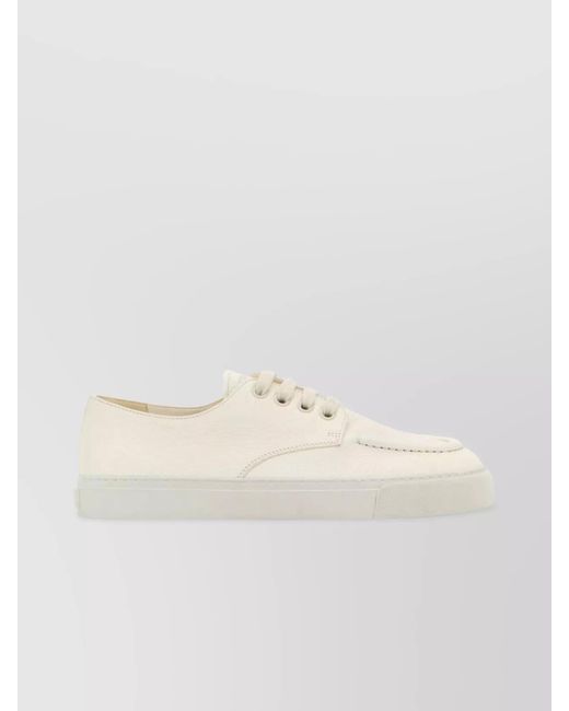 Prada Natural Leather Low-Top Sneakers for men