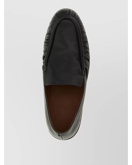 Marsèll Black Leather Loafers for men