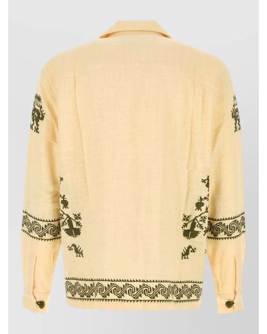 BAZISZT Natural Cotton Shirt Jacket for men