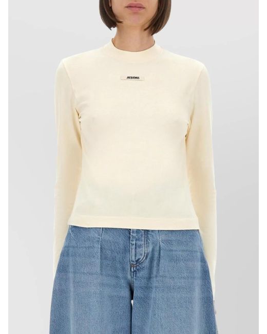 Jacquemus White Long-Sleeve T-Shirt
