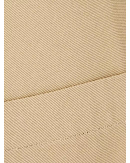 Quira Natural Cotton High-Rise Wide-Leg Trousers