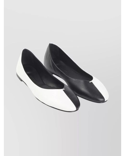 Jacquemus Multicolor Leather Two-Tone Ballerina Flats