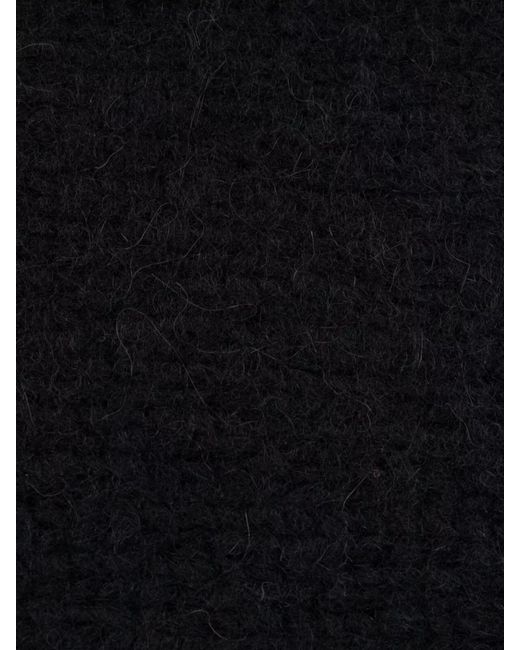 Loewe Black Alpaca Blend Scarf