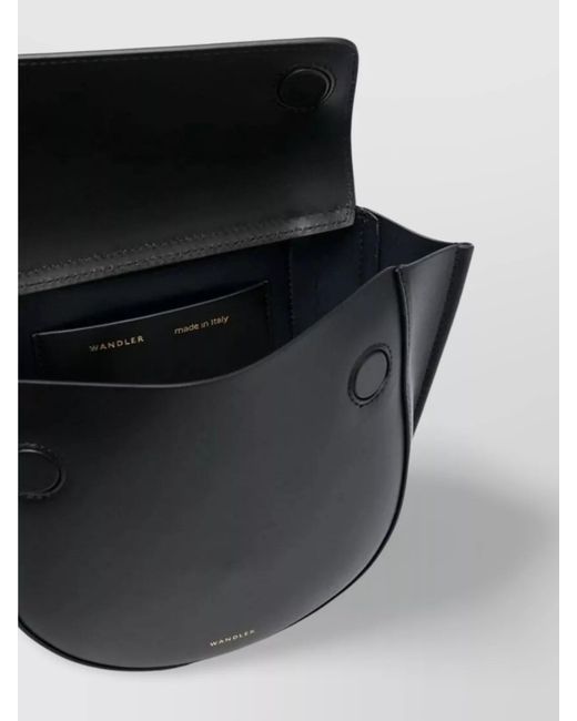 Wandler Black Hortensia Mini Leather Shoulder Bag
