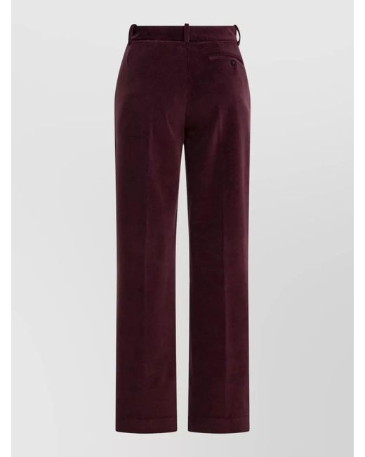 Circolo 1901 Red Wide-Leg Trousers
