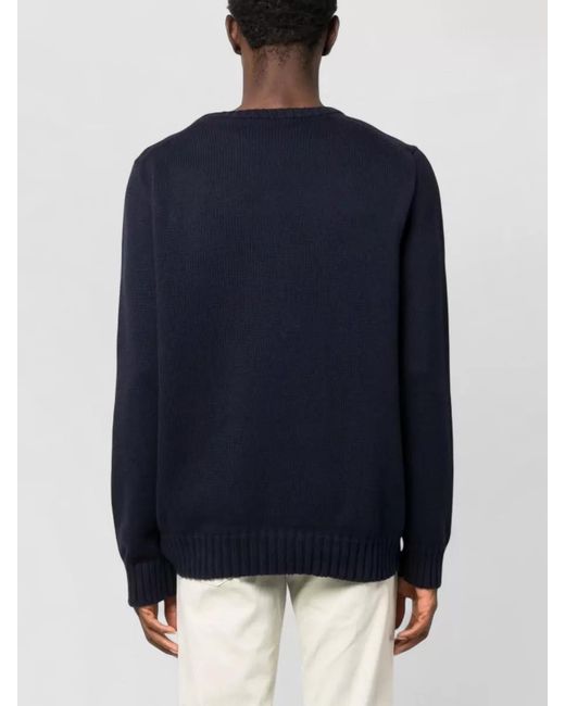 Ralph Lauren Blue Crew-Neck Jumper for men