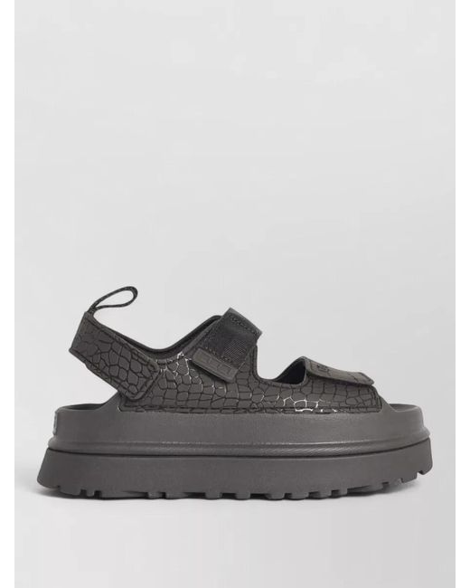 Ugg Black Leather Sandals