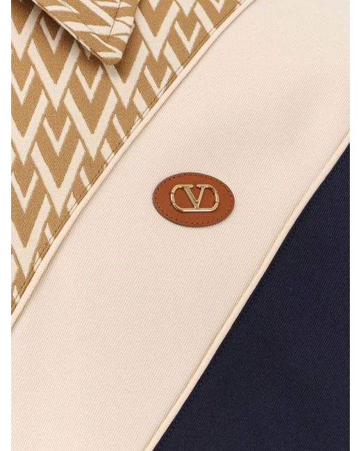 Valentino Blue Wool Bomber Jacket for men