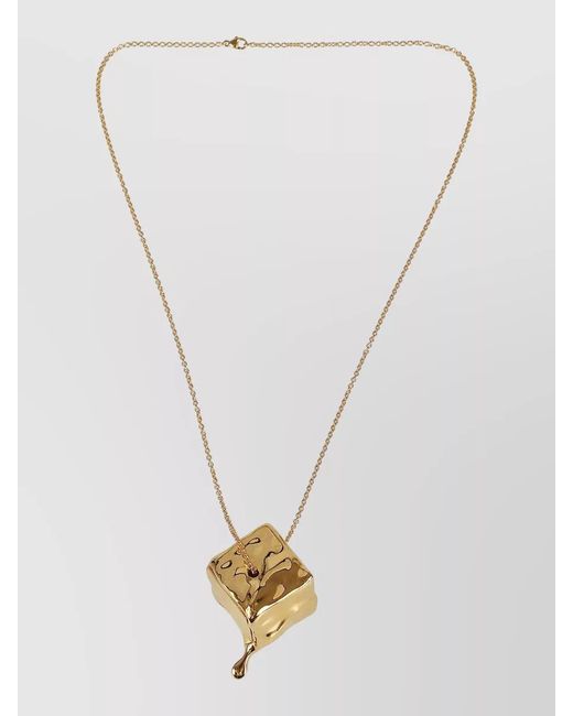 Rabanne White Brass Necklace