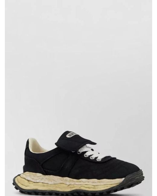 Maison Mihara Yasuhiro Black Fabric Low-Top Sneakers for men