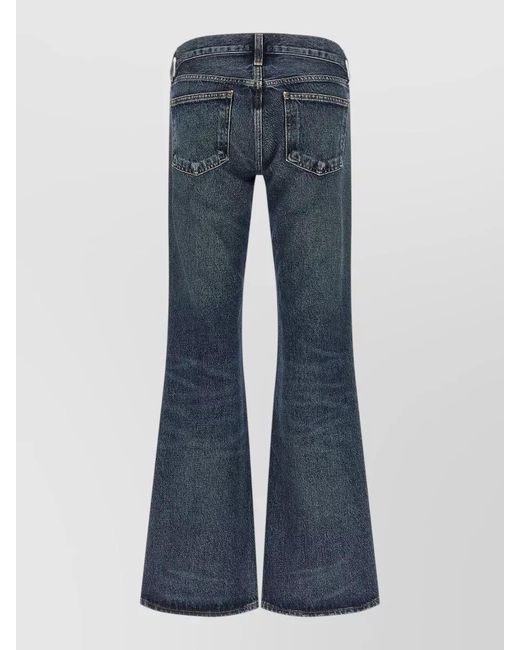 Agolde Blue High Rise Flare Denim Bootcut Jeans