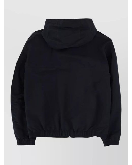 Boss Blue Regular-Fit Hooded Jacket for men