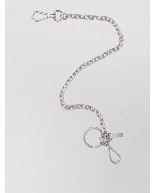 Maison Margiela White Brass Key Case