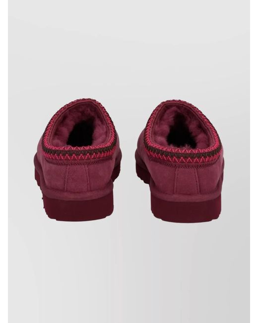 Ugg Red Leather Slippers