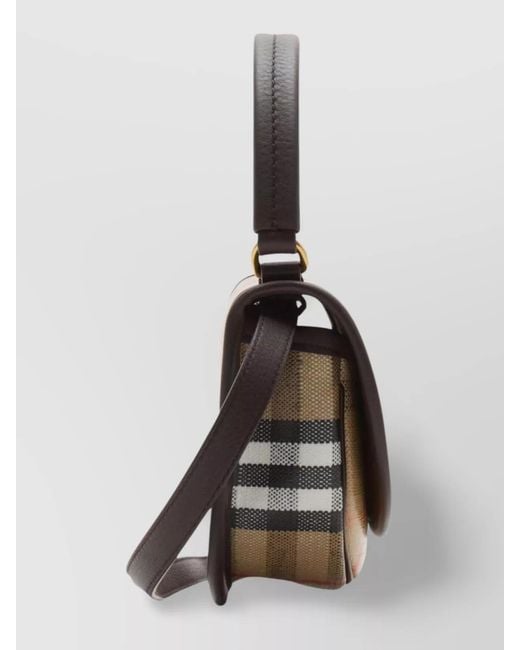 Burberry Multicolor Highlands Mini Canvas Shoulder Bag