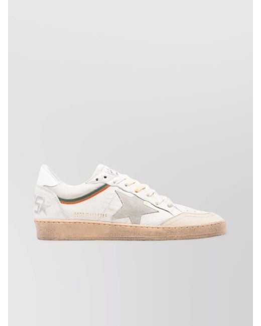 Golden Goose Deluxe Brand White Low Top Sneakers Star Detail for men