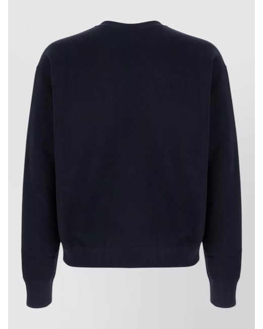 Jil Sander Blue Crew Neck Long Sleeve Regular Fit Top for men