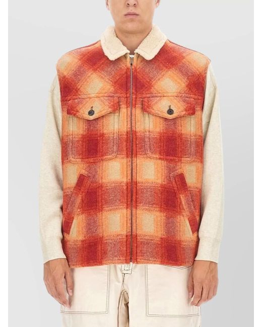 Isabel Marant White Regular-Fit Shirt Jacket for men